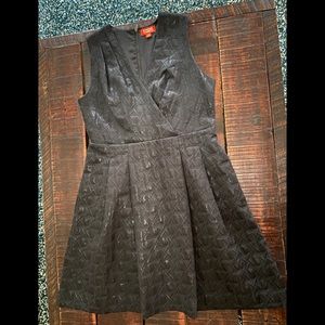 Kirna Zabete black jacquard cocktail dress size 14